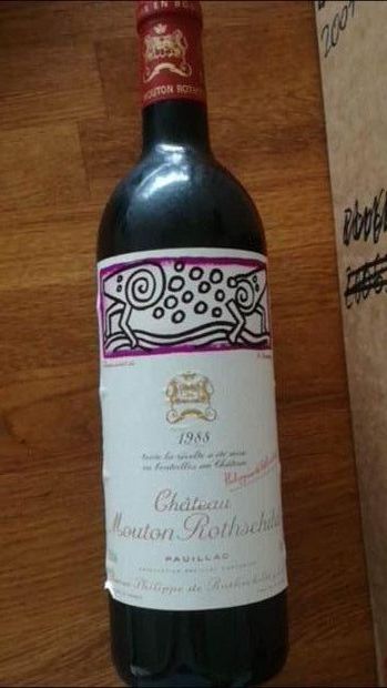1988 Château Mouton Rothschild - CellarTracker