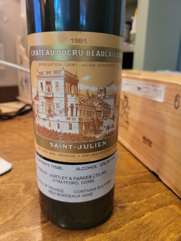 1989 Château Ducru-Beaucaillou Saint-Julien de Ducru-Beaucaillou