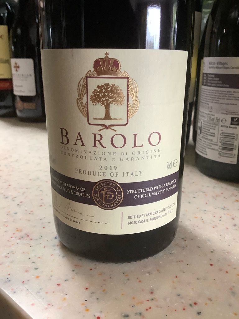2020 Sainsbury's Barolo Taste the Difference, Italy, Piedmont, Langhe ...