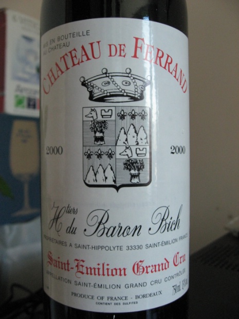 a4本 CHATEAU DE FERRAND 1986 赤ワイン 1986 Château de Ferrand - CellarTracker
