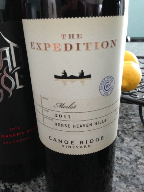 2011 Canoe Ridge Merlot The Expedition, USA, Washington, Columbia ...