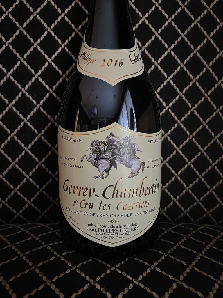 【空き瓶】Gevrey-Chambertin 1er Cru 2016 2016 Philippe Leclerc Gevrey-Chambertin 1er Cru Les