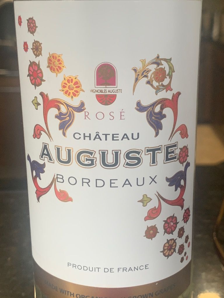 2021 Château Auguste Bordeaux Rosé, France, Bordeaux, Bordeaux Rosé