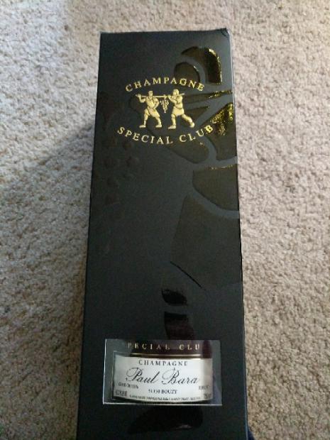 シャンパン　ポール・バラ　グラン クリュ スペシャル・クラブ 2015 贈答 2015 Paul Bara Champagne Grand Cru Special Club - CellarTracker