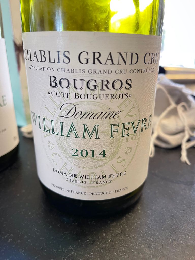 2014 Domaine William Fèvre Chablis Grand Cru Bougros Côte