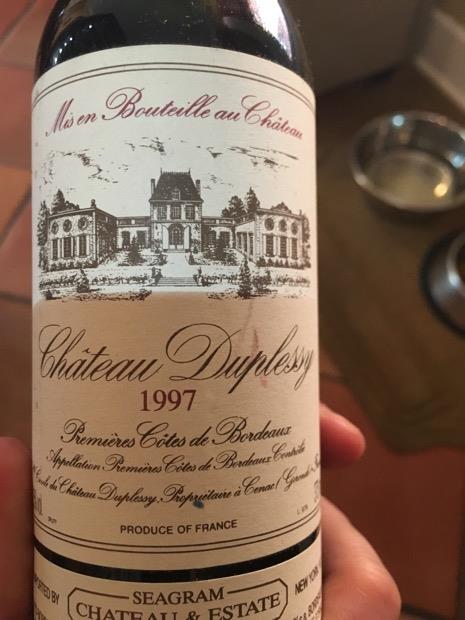 1998 Château Duplessy - CellarTracker