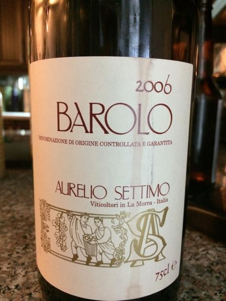 2017 Aurelio Settimo Barolo - CellarTracker