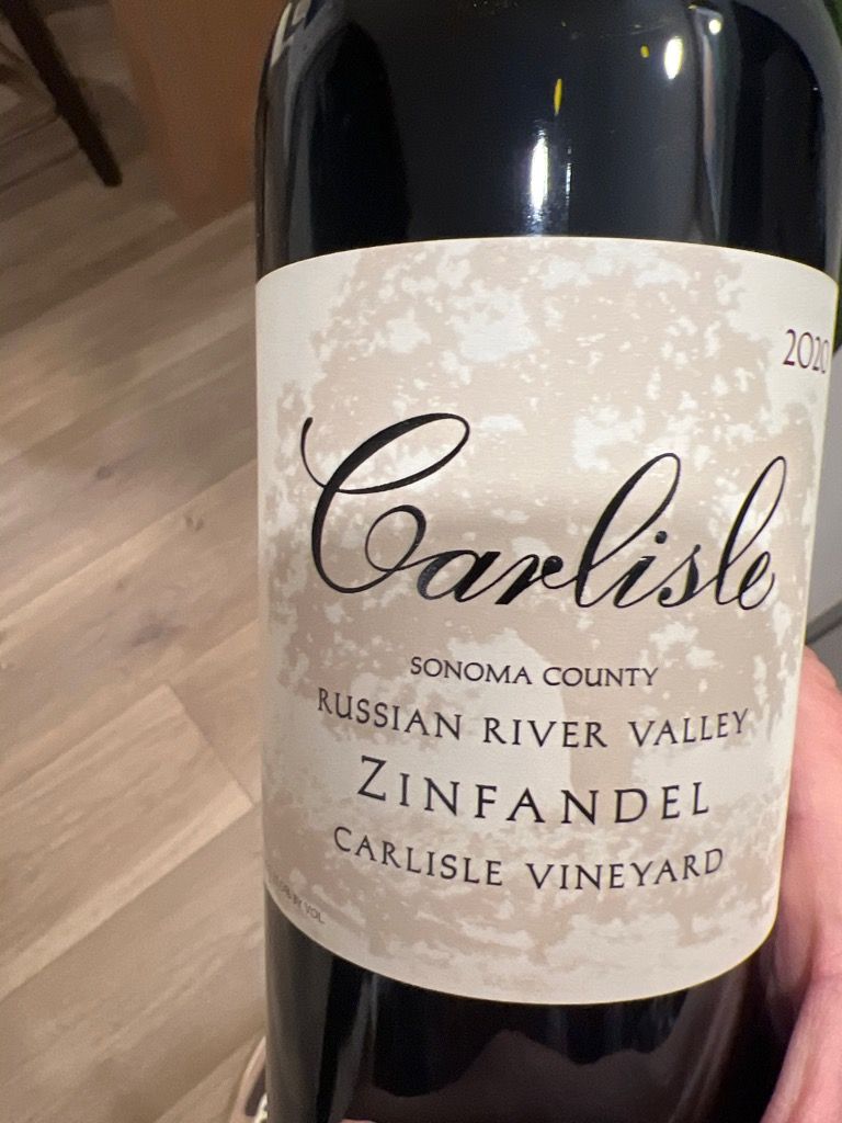 2019 Carlisle Zinfandel Russian River Valley, USA, California, Sonoma County, Russian River