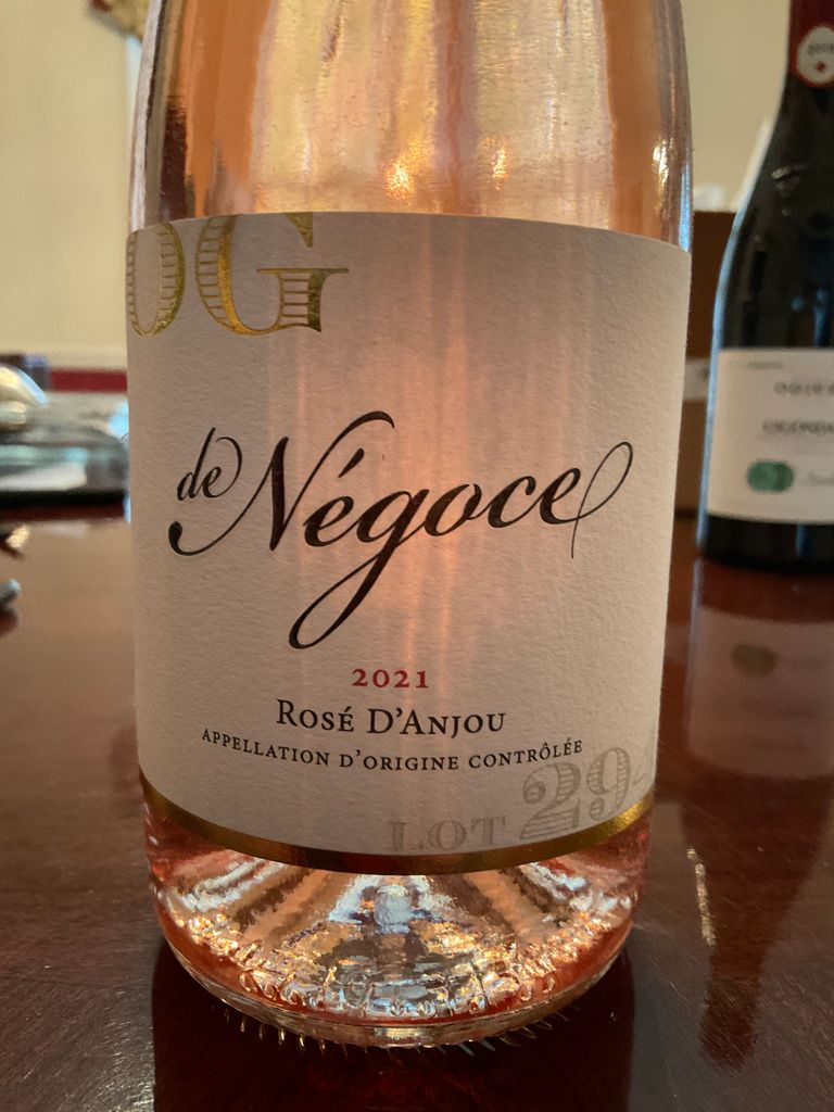 2021 de Négoce Rosé d'Anjou OG N.294 Rosé, France, Loire Valley, Anjou
