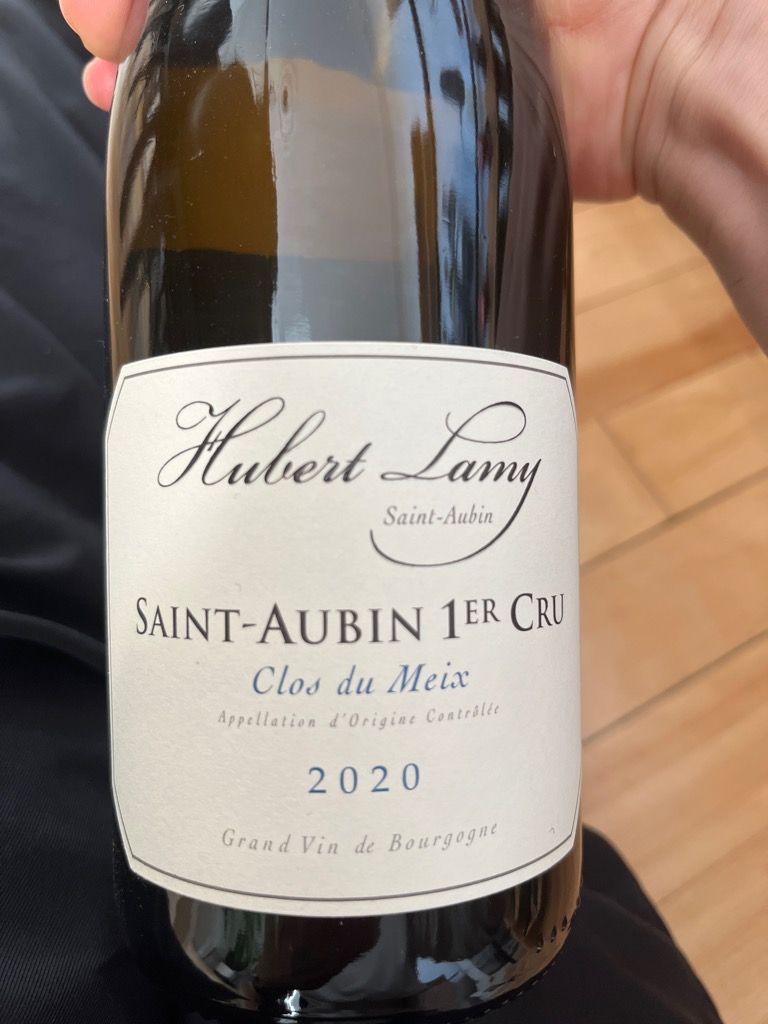 ワイン Hubert Lamy Saint-Aubin 1er Cru 2020 2020 Hubert Lamy Saint-Aubin 1er Cru Clos du Meix Blanc