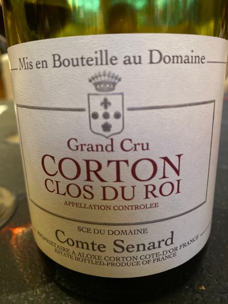 2005 Comte Senard Corton-Clos du Roi - CellarTracker