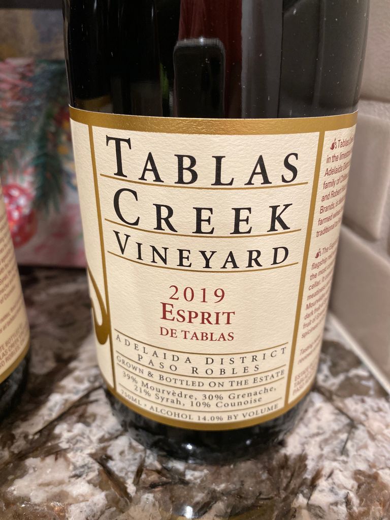 2019 Tablas Creek Esprit de Tablas, USA, California, Central Coast