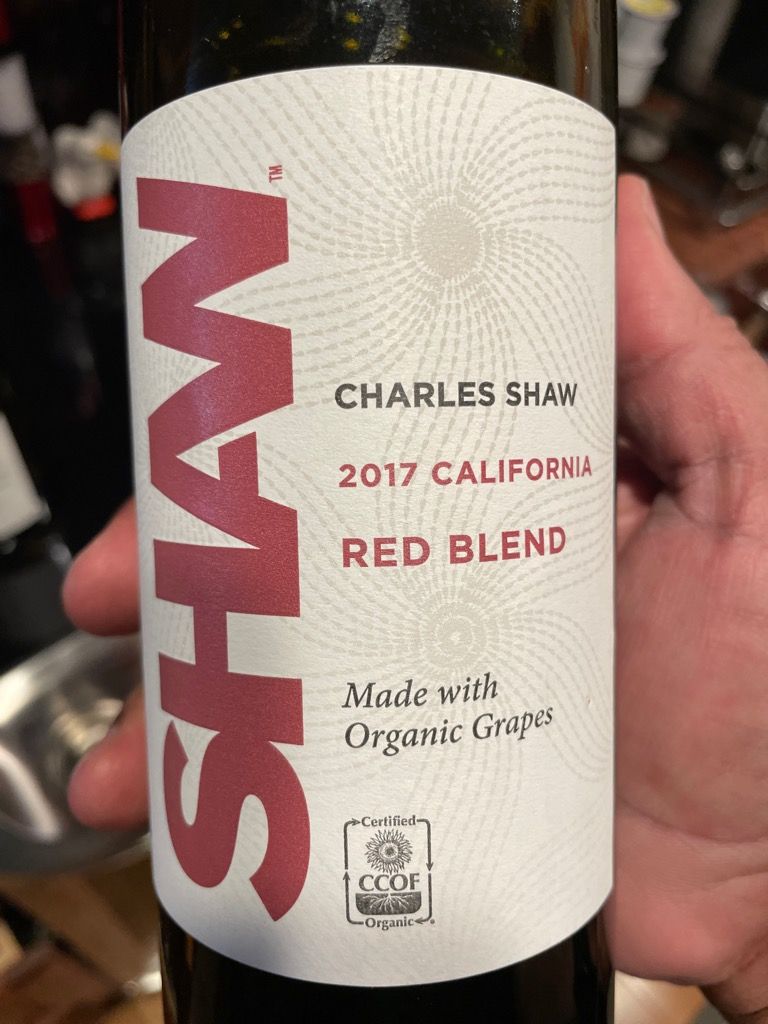 2017 Charles Shaw Red Blend, USA, California CellarTracker