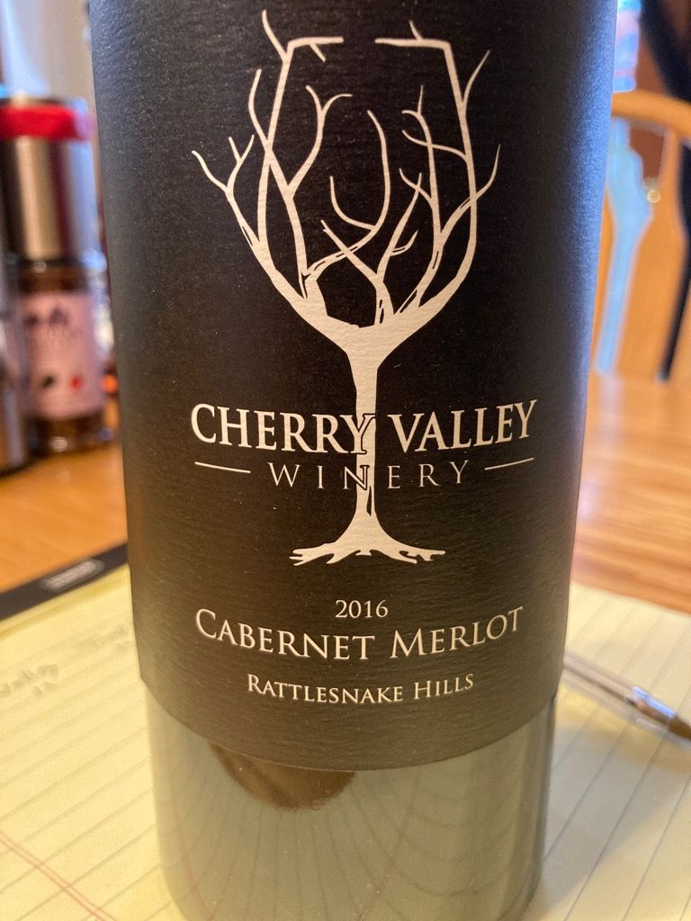 2017 Cherry Valley Winery Merlot, USA, Washington, Columbia