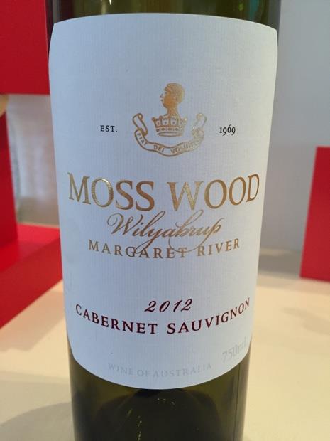 2012 Moss Wood Cabernet Sauvignon - CellarTracker