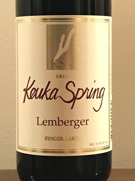 Keuka Spring Logo 2011 Keuka Spring Vineyards Lemberger, USA, New York, Finger Lakes ...