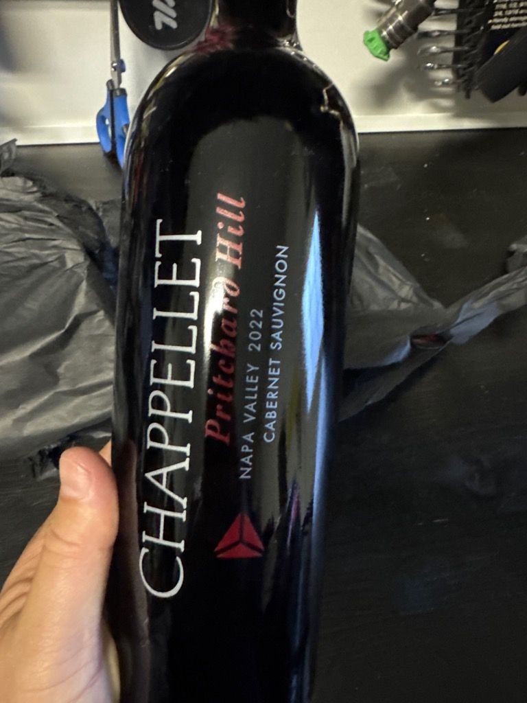 2019 Chappellet Cabernet Sauvignon Pritchard Hill Estate Vineyard