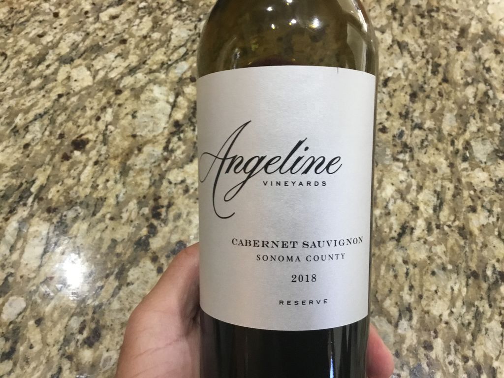 2018 Angeline Winery Cabernet Sauvignon Reserve, USA, California ...