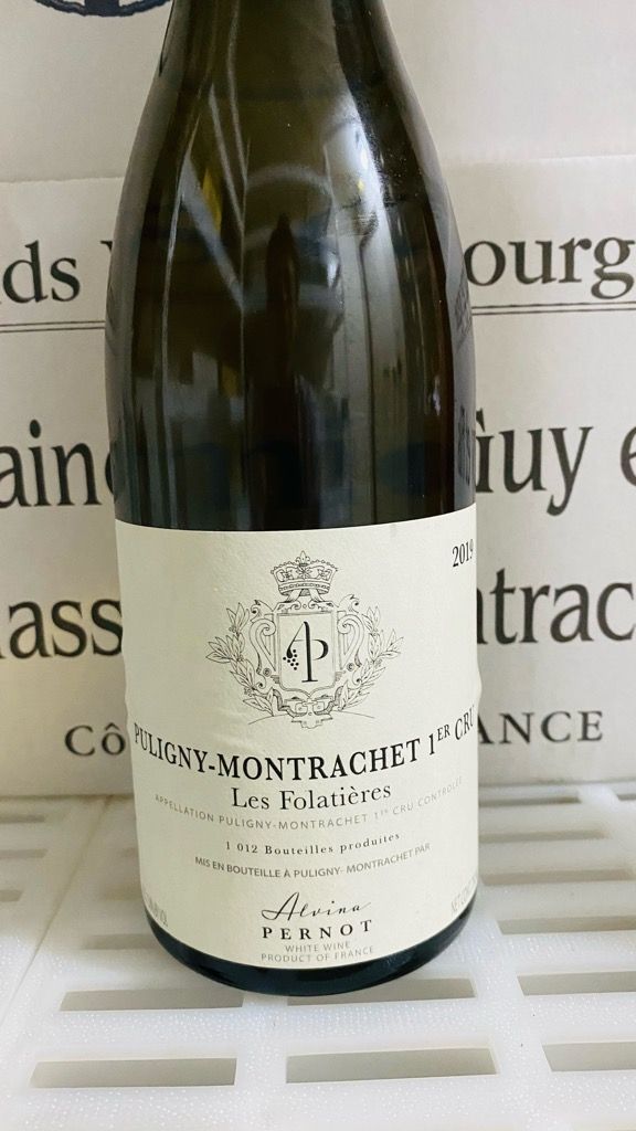 2019 Alvina Pernot Puligny-Montrachet 1er Cru Les Folatières