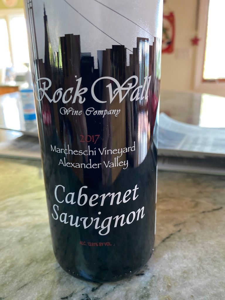 2017 Rock Wall Wine Co. Sauvignon Marcheschi Vineyard, USA