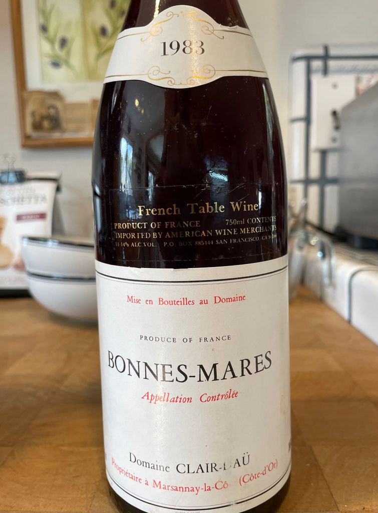 1983 Domaine Clair-Daü Bonnes Mares - CellarTracker