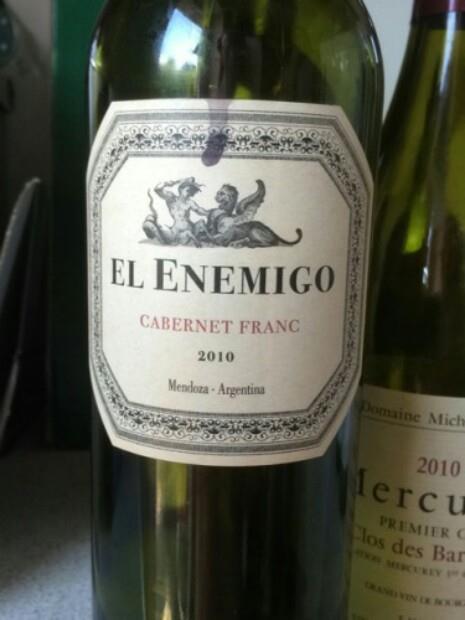 2010 El Enemigo Cabernet Franc - CellarTracker