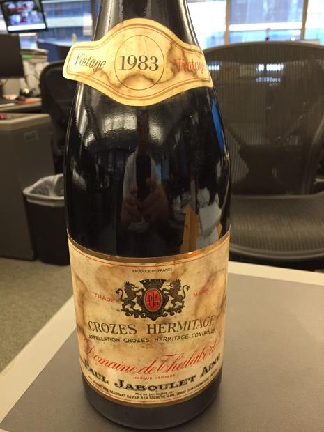 1983 Paul Jaboulet Aîné Crozes-Hermitage Domaine de Thalabert