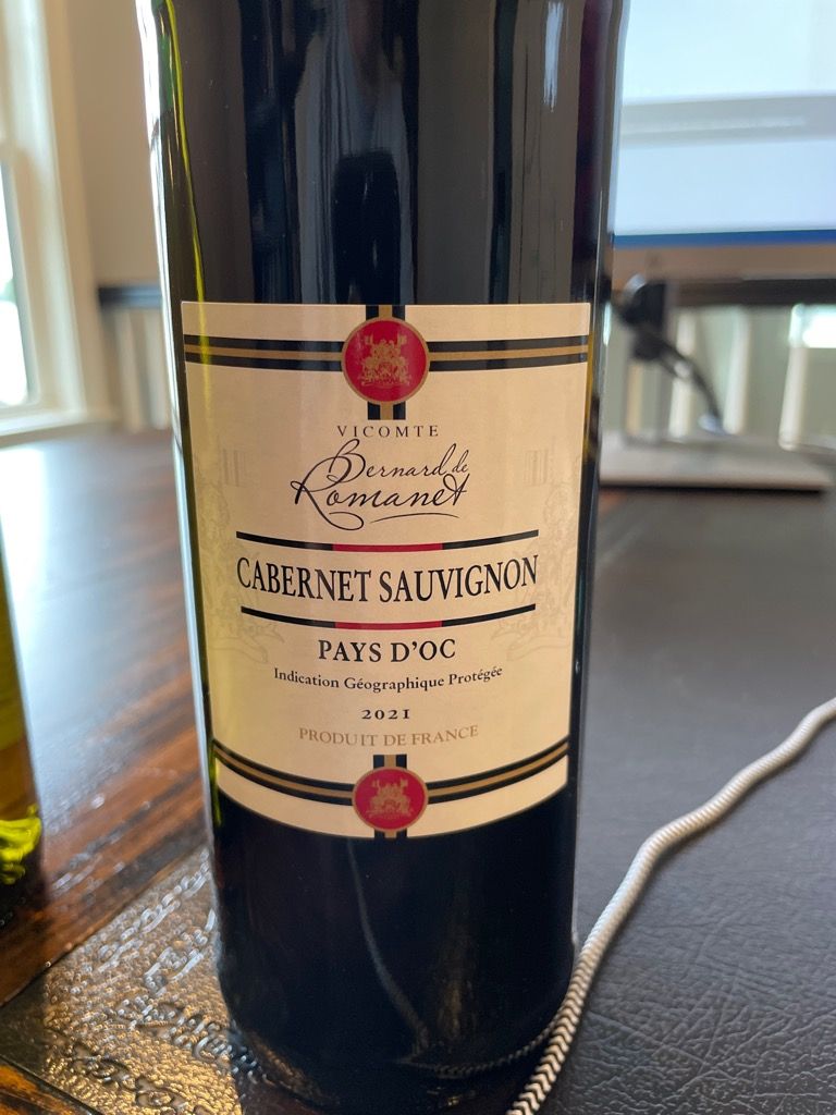 1996 Vicomte Bernard de Romanet Cabernet Sauvignon Vin de Pays d'Oc -  CellarTracker