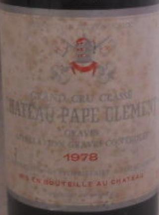 シャトー・パプ・クレマンChateau Pape Clement 1978 odmalihnogu.org