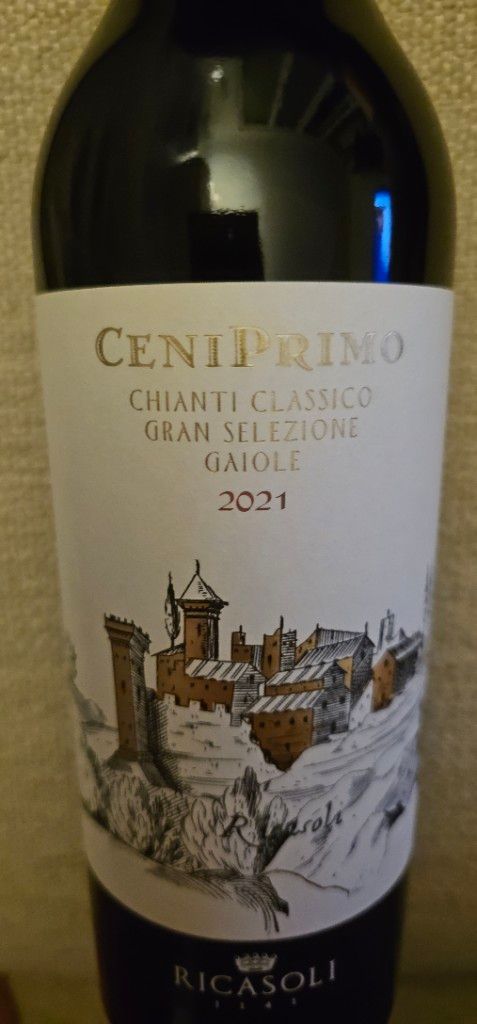 キャンティ・クラシコ G.S.「チェーニプリモ」 2017／リカーゾリ 1141 キャンティ・クラシコ G.S.「チェーニプリモ」 2017／リカーゾリ