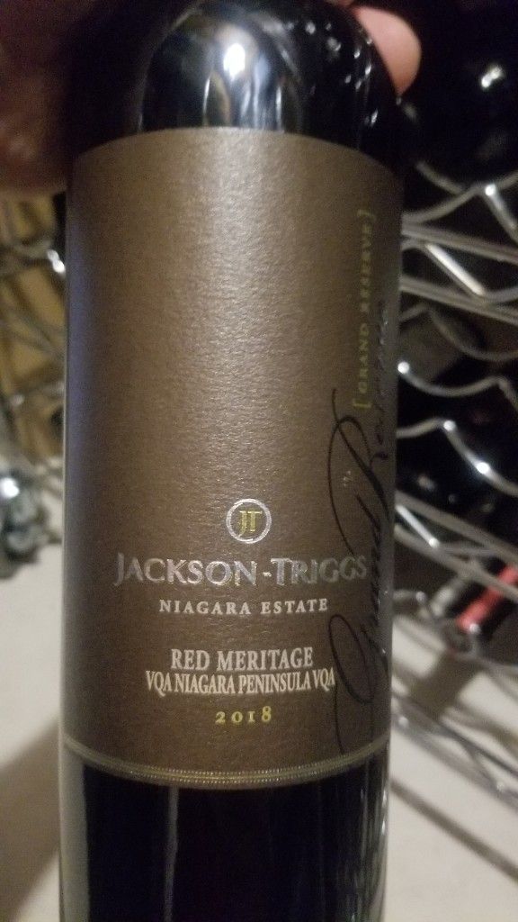 2019 JacksonTriggs Red Meritage Grand Reserve, Canada, Ontario