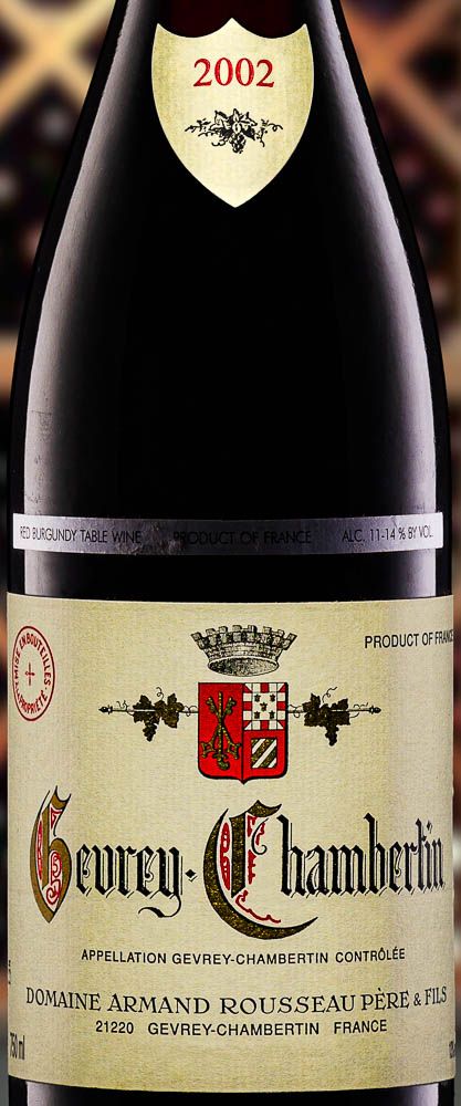 2001＆2002 Chambertin Armand Rousseau 2002 Domaine Armand Rousseau Père et Fils Chambertin