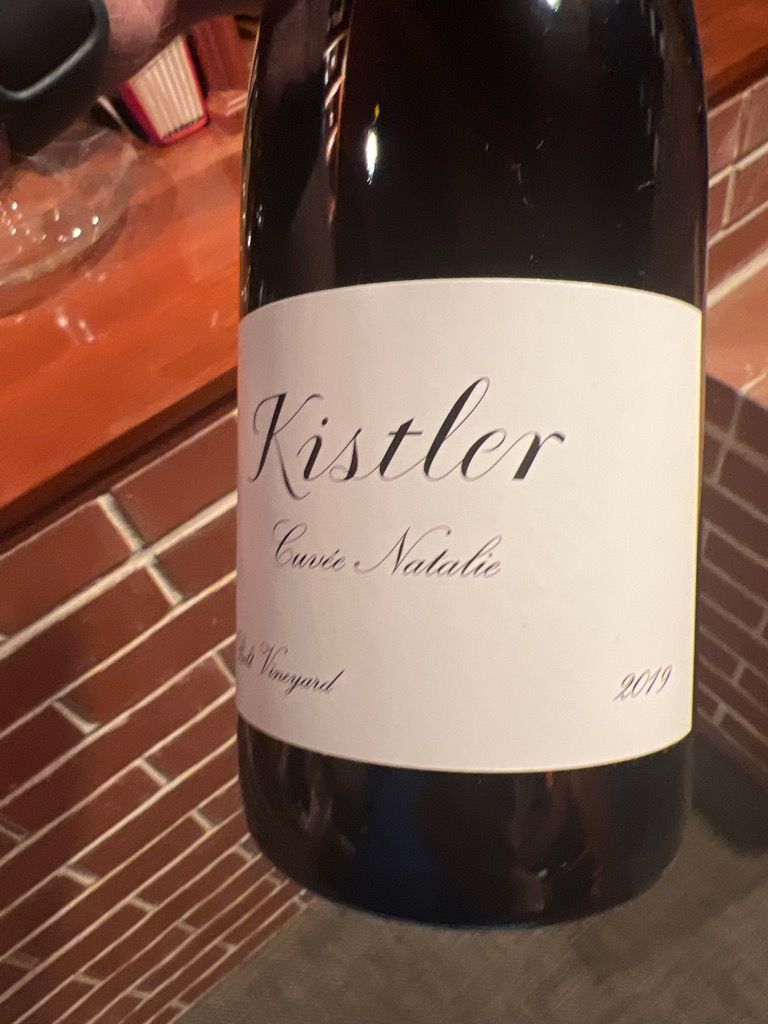 2019 Kistler Pinot Noir Cuvée Natalie Silver Belt