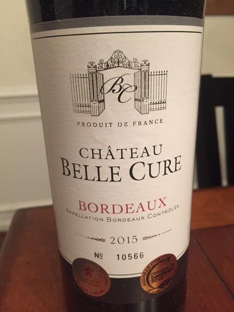 BELLE CURE BORDEAUX CHATEAU 2009/2011年-