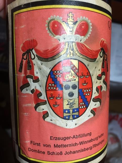 1976 Schloss Johannisberg Riesling Rosalack Auslese - CellarTracker