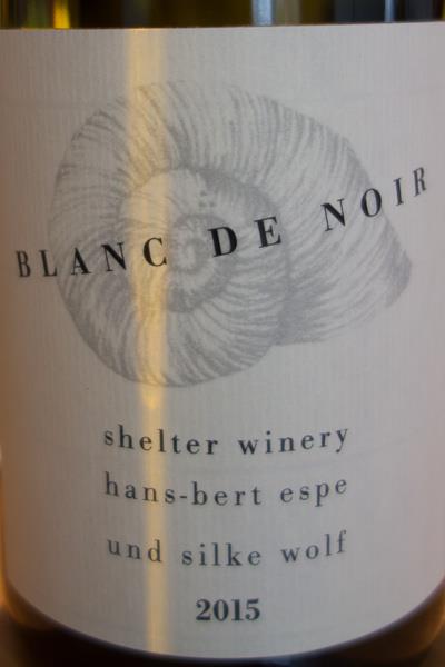 2015 Shelter Winery Sp tburgunder Blanc de Noir CellarTracker