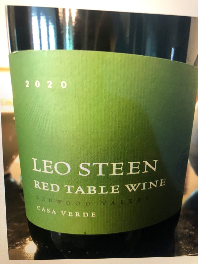2021 Leo Steen Casa Verde Red Table Wine, USA, California, North Coast
