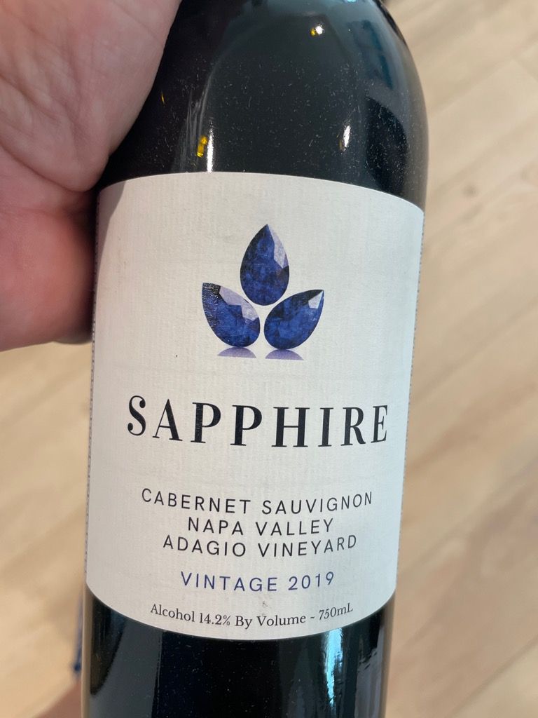 Saphite Label 2021 Sapphire Winery Cabernet Sauvignon Adagio Vineyard, USA ...
