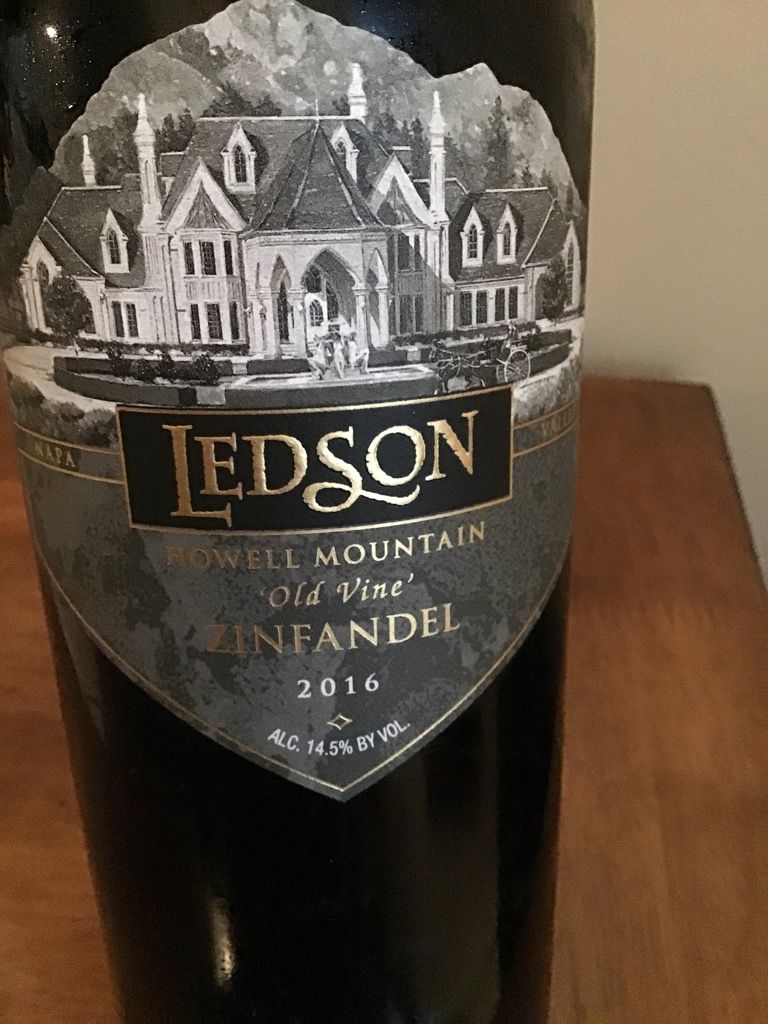 2016 Ledson Zinfandel Howell Mountain, USA, California, Napa Valley