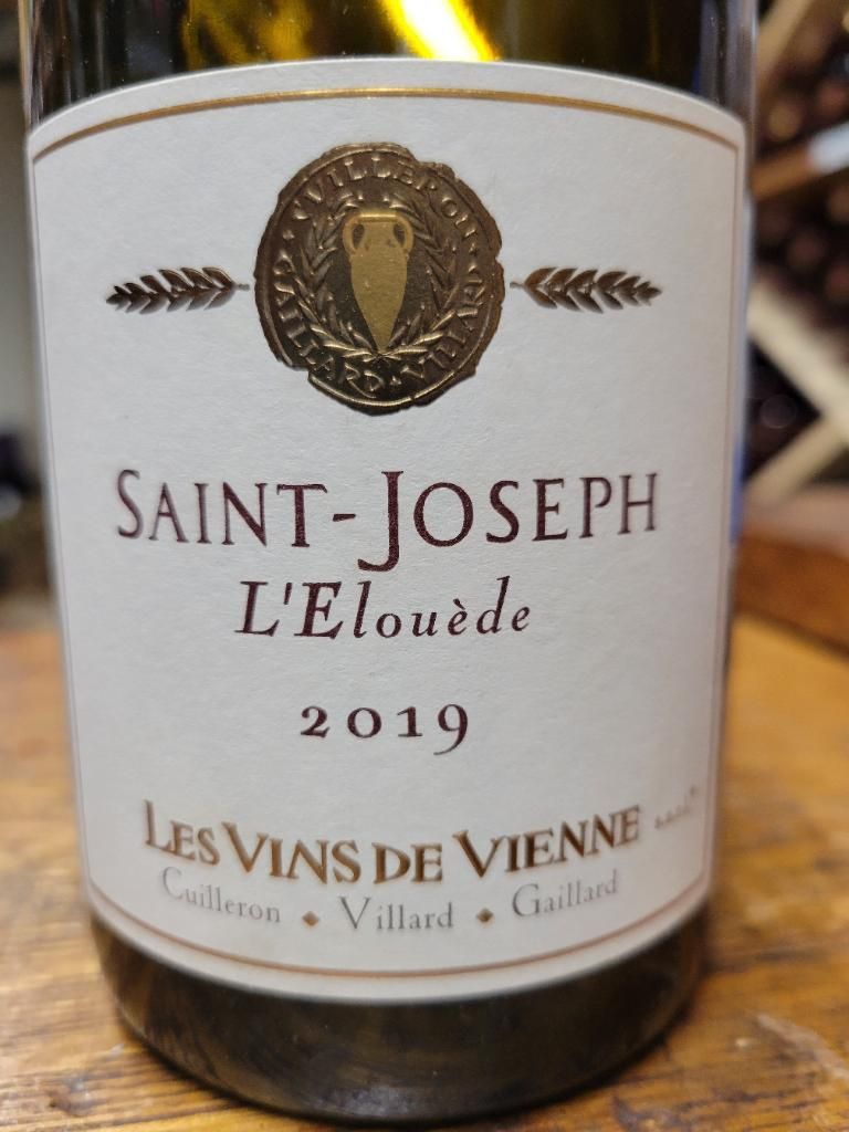 2019 Les Vins de Vienne St. Joseph L'Elouede, France, Rhône, Northern Rhône, St. Joseph