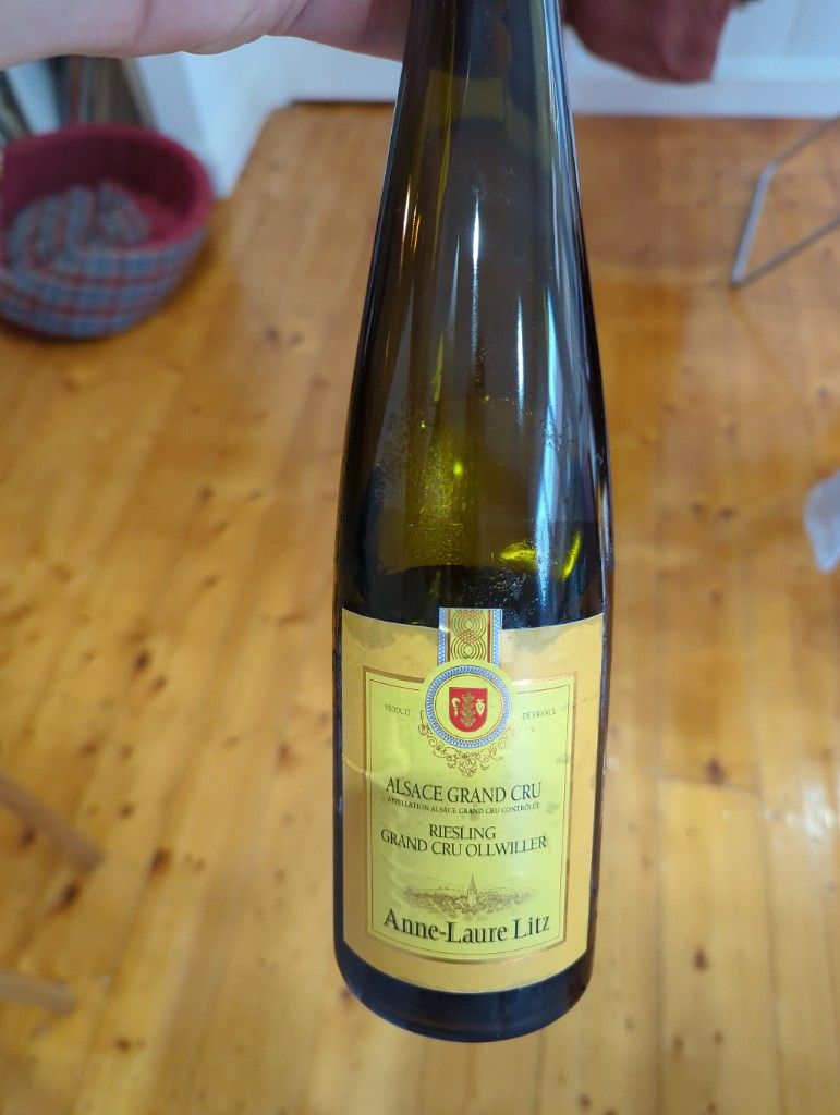 NV Anne Laure Litz Riesling Grand Cru Ollwiller, France, Alsace, Alsace ...