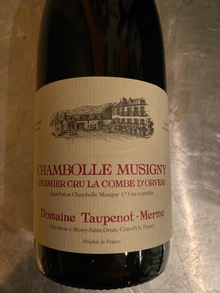 2006 Domaine Taupenot-Merme Chambolle-Musigny 1er Cru La Combe d