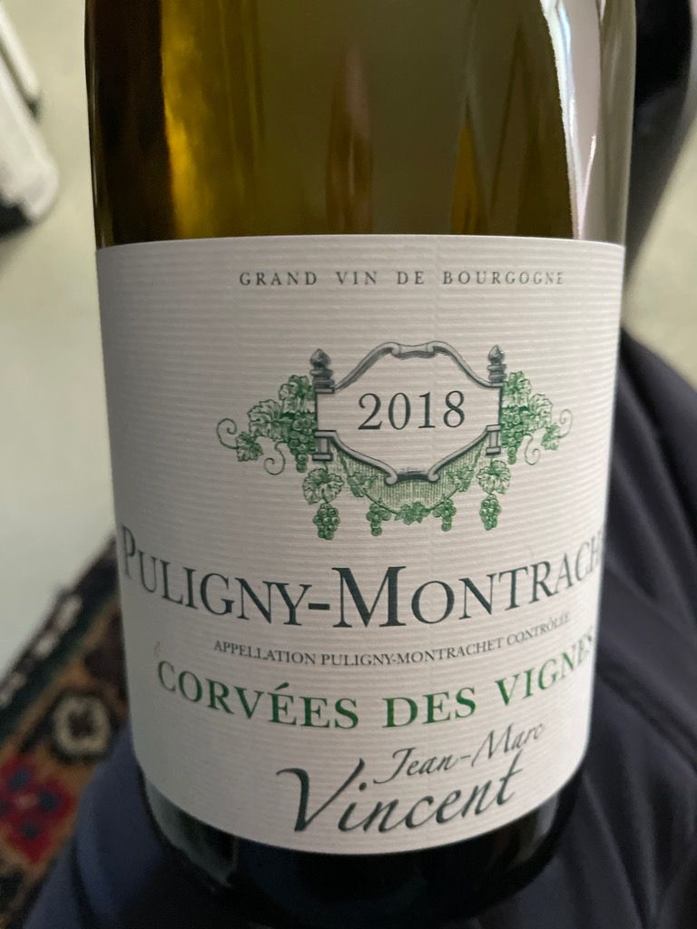 2019 Jean-Marc Vincent Puligny-Montrachet Les Corvées des Vignes