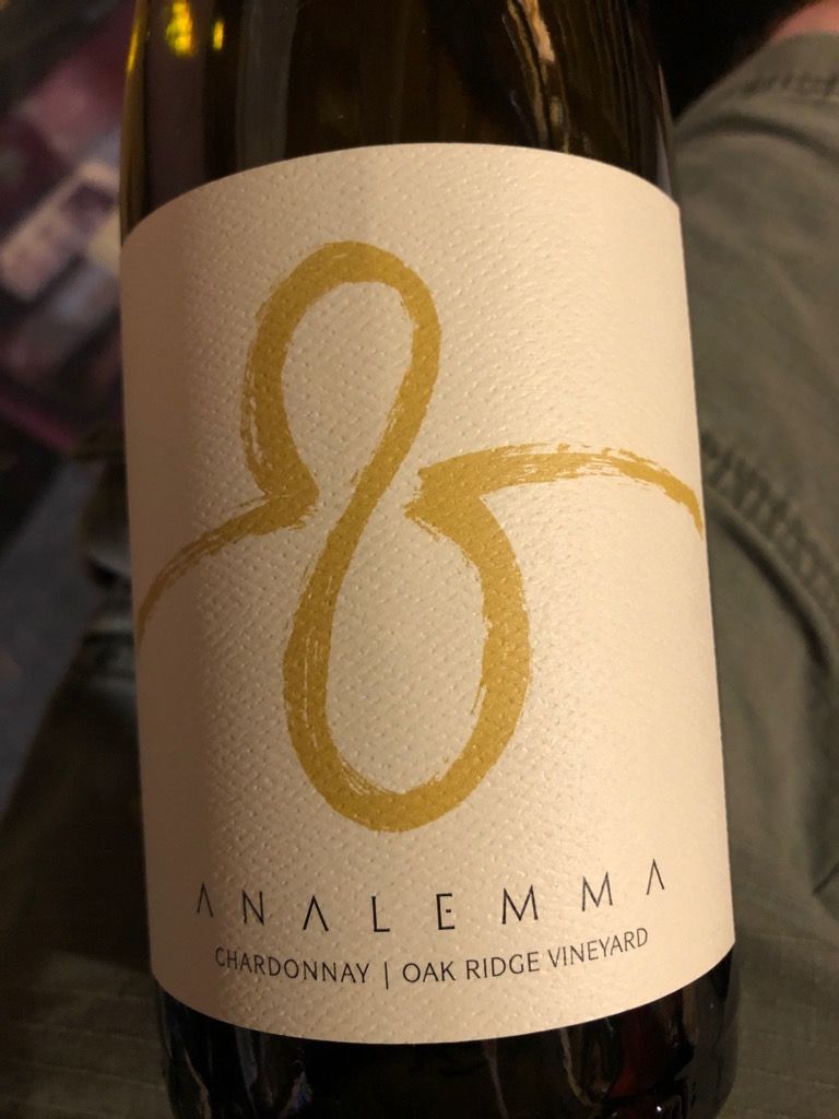 2013 Analemma Wines Chardonnay Oak Ridge Vineyard, USA, Oregon