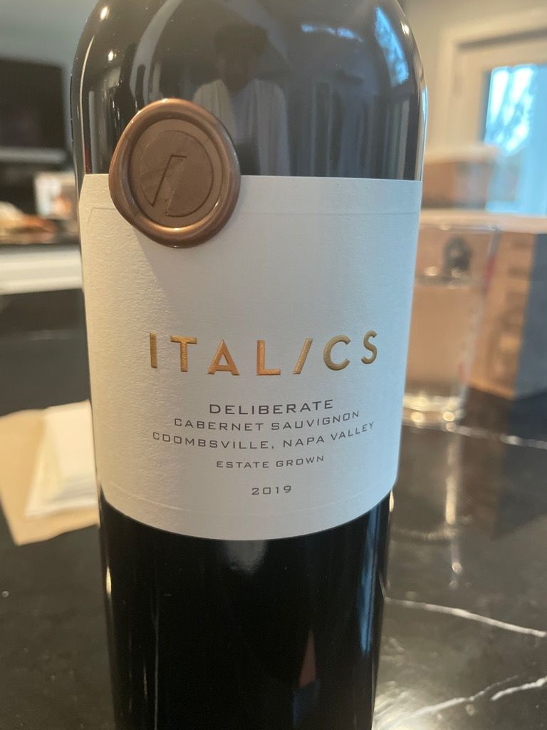 2019 Italics Winegrowers Cabernet Sauvignon Deliberate - CellarTracker