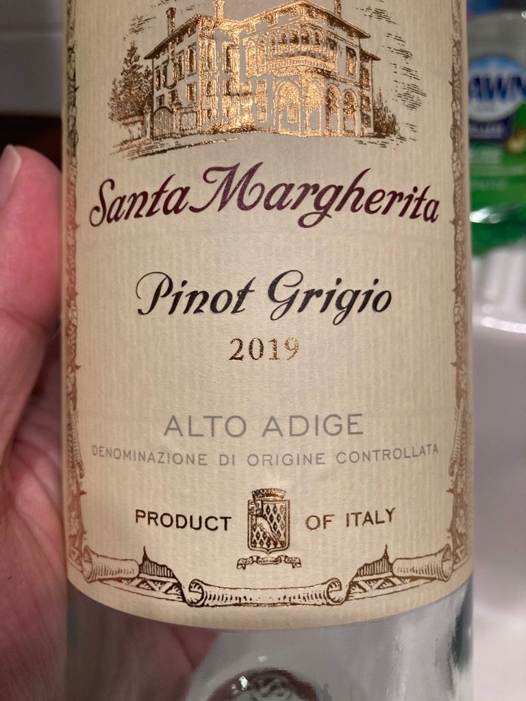 2019 Santa Margherita Pinot Grigio Versato, Italy, Trentino-Alto Adige ...
