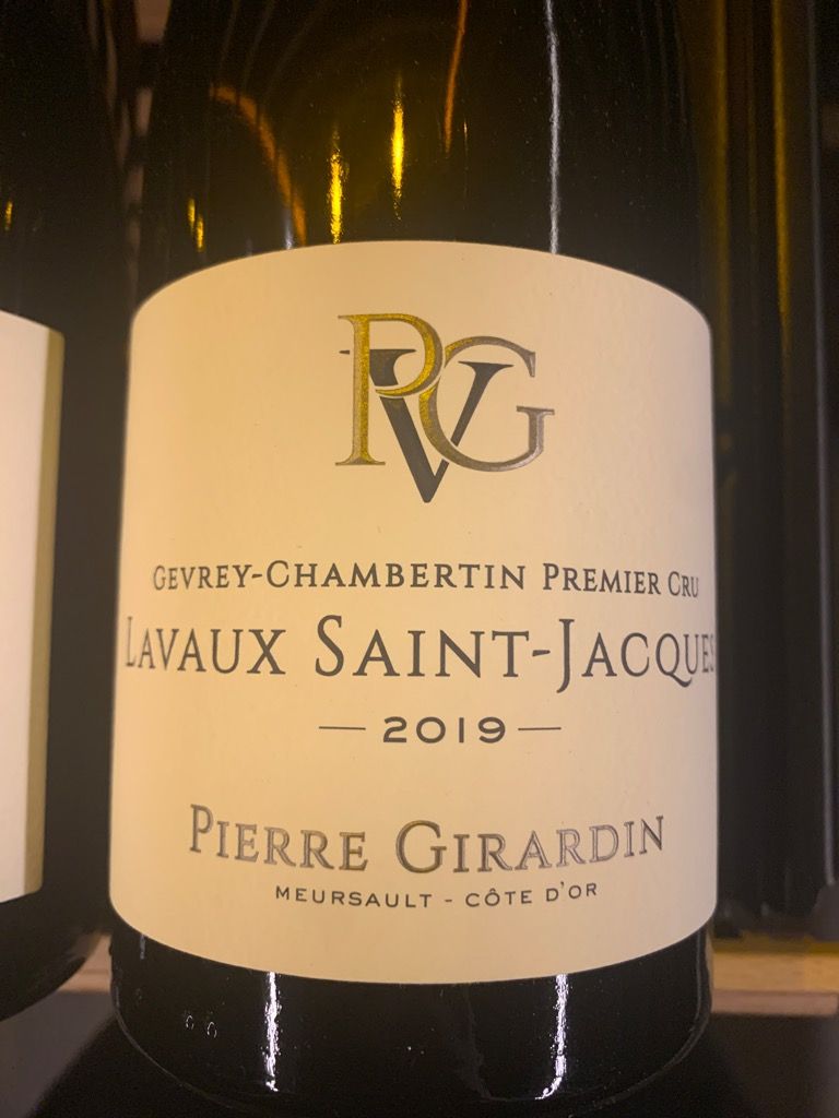 2019 Pierre Girardin Gevrey-Chambertin 1er Cru Lavaux St. Jacques