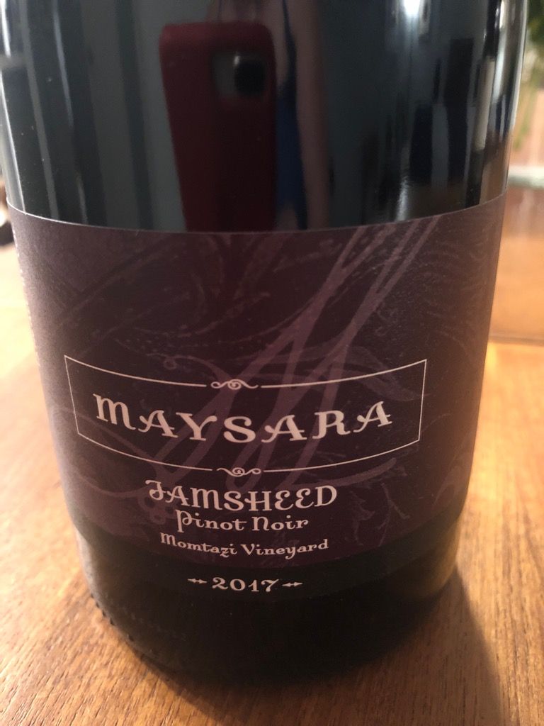 2017 Maysara Winery Pinot Noir Jamsheed Momtazi Vineyard, USA, Oregon