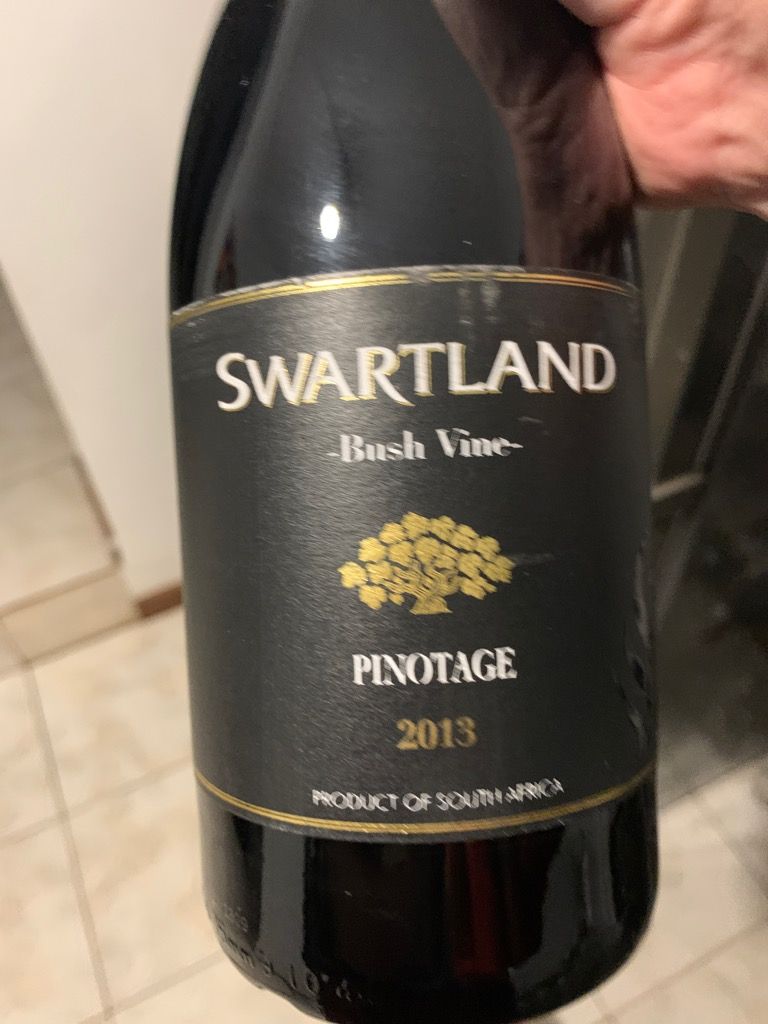 2019 Swartland Winery Pinotage Bush Vine South Africa Coastal Region