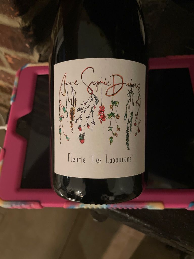 2020 Anne Sophie Dubois Fleurie Les Labourons, France, Burgundy, Beaujolais, Fleurie CellarTracker